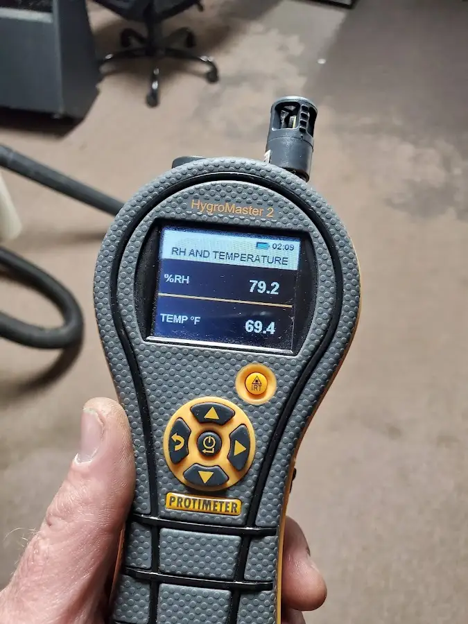 Moisture meter humidity assessment for Fire & Smoke Damage Restoration in Lexington